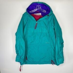 Vintage Columbia Radial Sleeve Pullover Jacket Men's Medium